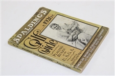 1926 Spalding Golf Guide with Bobby Jones Cover Holding Original Havemeyer Trophy Received in 1925