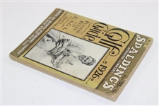 1926 Spalding Golf Guide with Bobby Jones Cover Holding Original Havemeyer Trophy Received in 1925