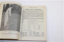 1926 Spalding Golf Guide with Bobby Jones Cover Holding Original Havemeyer Trophy Received in 1925