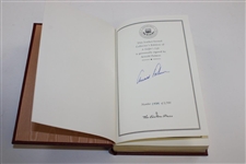 Arnold Palmer Signed 1999 Leather Bound 'A Golfer’s Life' Collector's Edition Book JSA ALOA