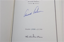 Arnold Palmer Signed 1999 Leather Bound 'A Golfer’s Life' Collector's Edition Book JSA ALOA