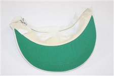 Greg Norman Signed Masters Undated White Visor JSA ALOA