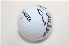 Peter Alliss Signed World Golf Hof Logo Golf Ball JSA ALOA