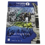 Trevino, Harrington, Baker-Finch, Clarke & more Signed 2010 OPEN Program JSA ALOA
