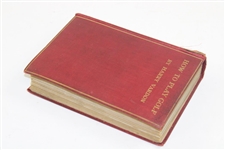 1912 'How To Play Golf' Fourth Edition Book by Harry Vardon 