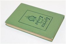 1921 'Lyrics of the Links' Book Compiled by Henry Lithcfield West