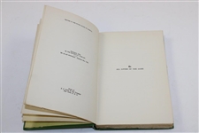 1921 'Lyrics of the Links' Book Compiled by Henry Lithcfield West