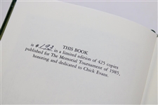 1985 The Memorial Tournament Ltd Ed Book Honoring & Dedicated to Chick Evans #193/425