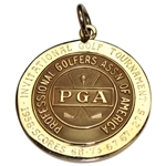 Champion Frank Stranahan's 1958 Los Angeles Open 14k Winners Gold Medal - Final PGA Win