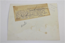 Estelle Lawson Page Long Drive Tee Shot in North & South at Pinehurst 3/29/39 Wire Photo