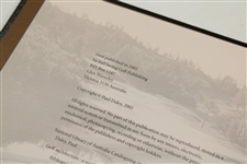 2002 'Golf Architecture: A World Perspective' Vol. 1 Ltd Ed #76/100 Book Signed by Author Paul Daley
