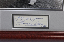 Lawson Little Signed Cut with Photo Display 'Golfingly Yours - 2/2/60' - Framed JSA ALOA