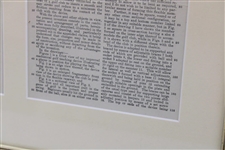United States Patent Office Patent for Mechanical Golf Teaching Device Display - Framed