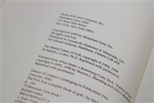 1999 'The PGA Tour Complete Book of Golf' Book Signed by Author Michael Corcoran