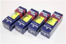 Classic Dozen Golden Team Golf Balls by Spalding in Original Box