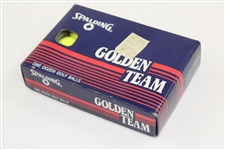 Classic Dozen Golden Team Golf Balls by Spalding in Original Box