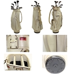 Arnold Palmer Gifted AP Irons #U9L7R3 & Wood Set with Bag to Assistant Patty Aikens