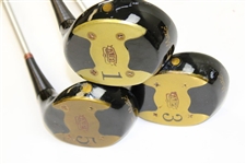 Arnold Palmer Gifted AP Irons #U9L7R3 & Wood Set with Bag to Assistant Patty Aikens
