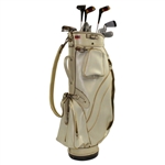 Arnold Palmer Gifted AP Irons #U9L7R3 & Wood Set with Bag to Assistant Patty Aikens