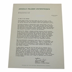 Donald Doc Giffin Signed 1972 Job Reference Letter For Patty Aikens JSA ALOA