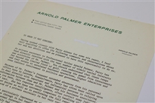 Donald 'Doc' Giffin Signed 1972 Job Reference Letter For Patty Aikens JSA ALOA