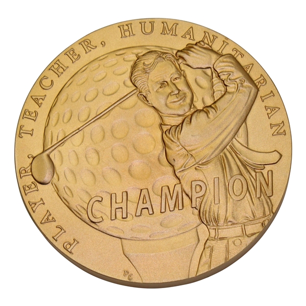 Byron Nelson Commemorative Act of Congress 2006 Medal with Stand in Original Box