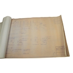 1980 Augusta National Golf Club Redesign Plans & Details for CBS Towers for 18th Green