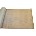 1980 Augusta National Golf Club Redesign Plans & Details for CBS Towers for 18th Green