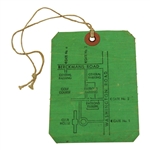 1957 Masters Tournament SERIES Badge #5453 with Original String - Doug Ford Winner