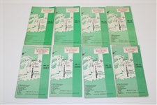 Ten (10) Masters Tournament Spectator Guides - Two from 1986!