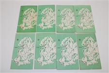 Ten (10) Masters Tournament Spectator Guides - Two from 1986!