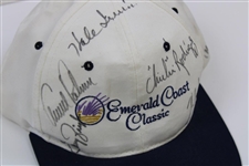 Arnold Palmer, Trevinio, Irwin, Chi-Chi & others Multi-Signed Emerald Coast Classic Hat JSA ALOA