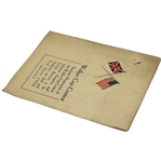 1926 The Walker Cup at St. Andrews Official Program - Only One Known!