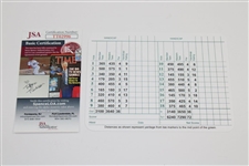 Jack Nicklaus Signed Augusta National Golf Club Scorecard JSA #TT02996