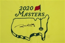 Jim Nantz Signed 2020 Masters Embroidered Flag JSA #TT03000