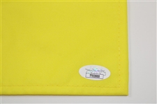 Jim Nantz Signed 2020 Masters Embroidered Flag JSA #TT03000