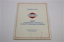 1966 Carling Black Label World Championship Press Kit Items, Pairing Sheets, & other