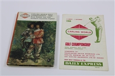 1966 Carling Black Label World Championship Press Kit Items, Pairing Sheets, & other