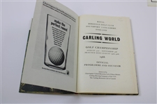 1966 Carling Black Label World Championship Press Kit Items, Pairing Sheets, & other