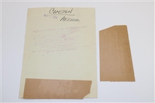 Five (5) Various Walter Hagen Photographs - Some with Estate Letters