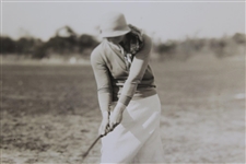 Three Sequential Sepia Tone Virginia Van Wie 5x7 Photos by John Hemmer of Pinehurst