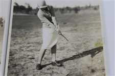 Three Sequential Sepia Tone Virginia Van Wie 5x7 Photos by John Hemmer of Pinehurst