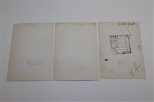 Three Sequential Sepia Tone Virginia Van Wie 5x7 Photos by John Hemmer of Pinehurst