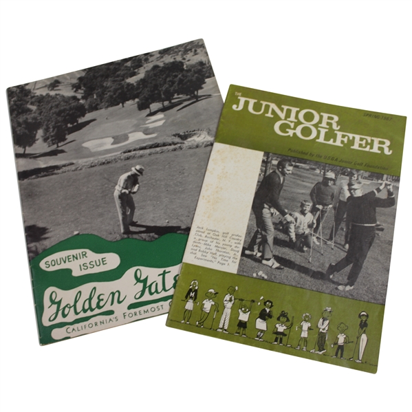 1967 Junior Golfer & Golden Gate Programs/Pamphlets - Rod Munday Collection