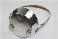 1910 Lumber Trade Golf Association Fifth Annual Tournament Silver Plate Carrying Tray Trophy with Rattan Covered Handle