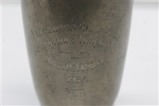 1937 Blackwood Golf Club One Handled Captains Trophy Won by Mrs. H.C. Francis 