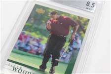 Tiger Woods 2001 Upper Deck Card BGS NM-MT 8.5