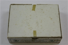 Vintage Abercrombie & Fitch Co. Monogram Golf Ball Box with 8 B.R.B. Golf Balls