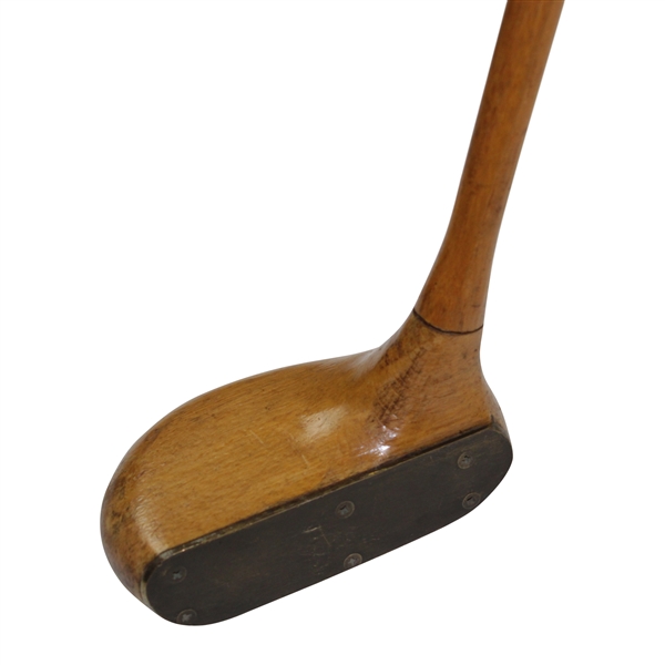 Unmarked Beachwood Mallet Putter 