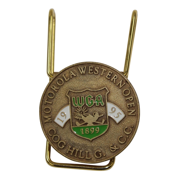 Ed Fioris 1995 WGA Championship at Cog Hill G&CC Contestant Badge/Clip